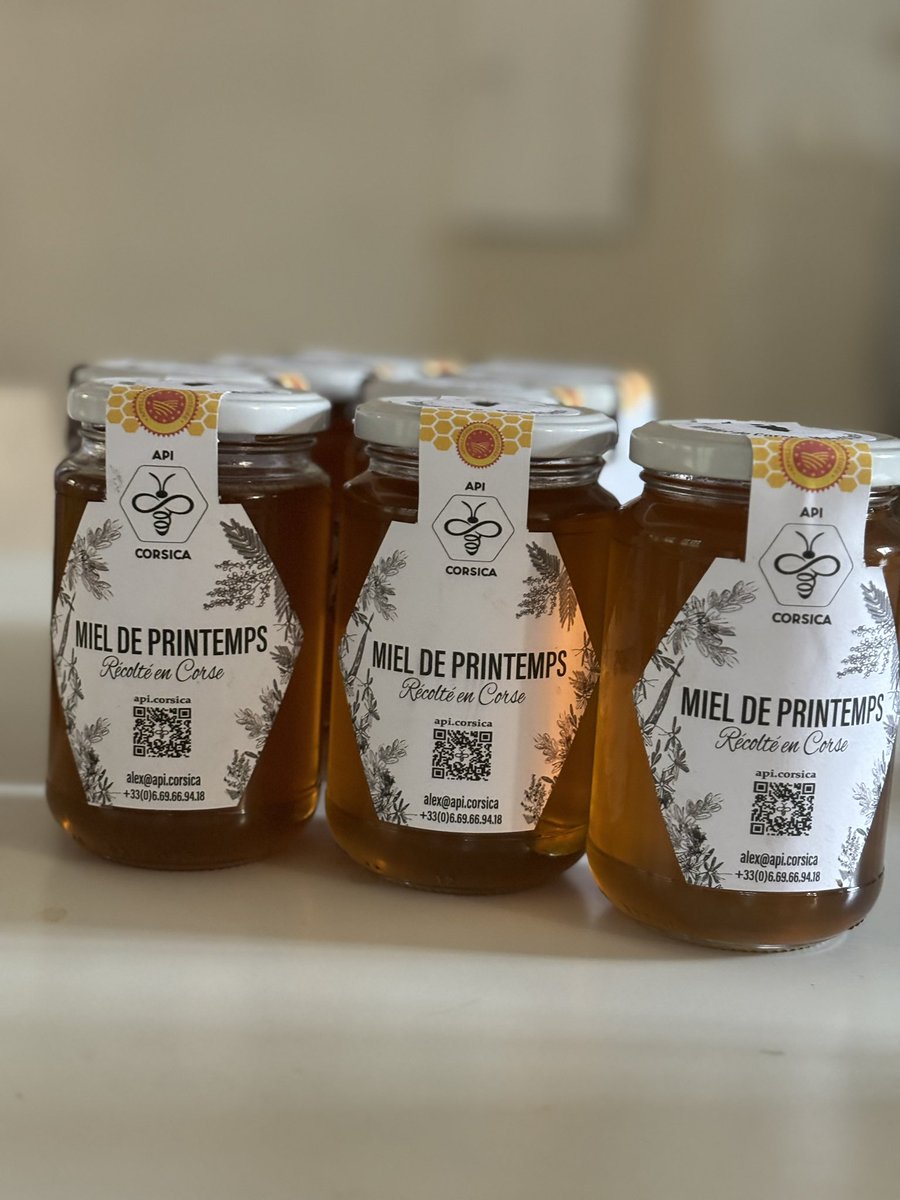 ApiCorsica's tweet photo. Le miel de printemps 2024 en 500g est disponible ๐๐ฏ๐ค #apicorsica #corse #miel #packaging #miel #honey #apiculteur #Printemps #mieldeprintemps #apiculteurcorse https://t.co/cMqPUoVl8s
