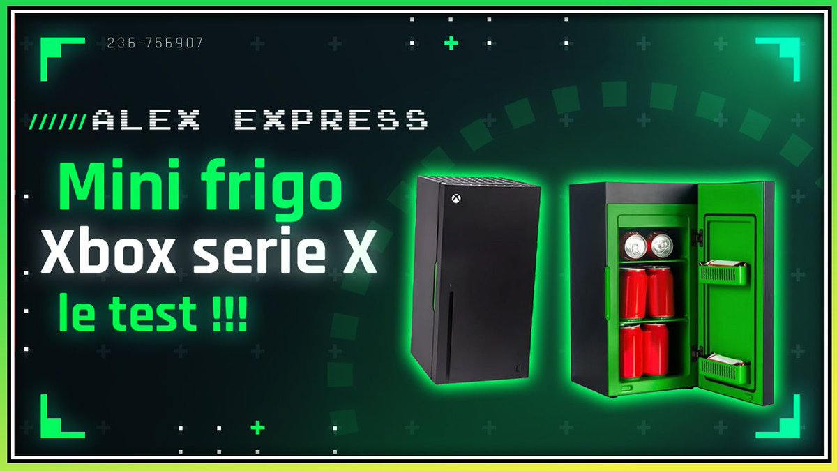ericlegeek84's tweet image. Fan de xbox ou vous voulez juste un gadget inutile donc indispensable ?  Voici le test du mini frigo Xbox serie X qui est a 55 € sur #cdiscount en ce moment :)   youtu.be/cLdd2VrmZXI