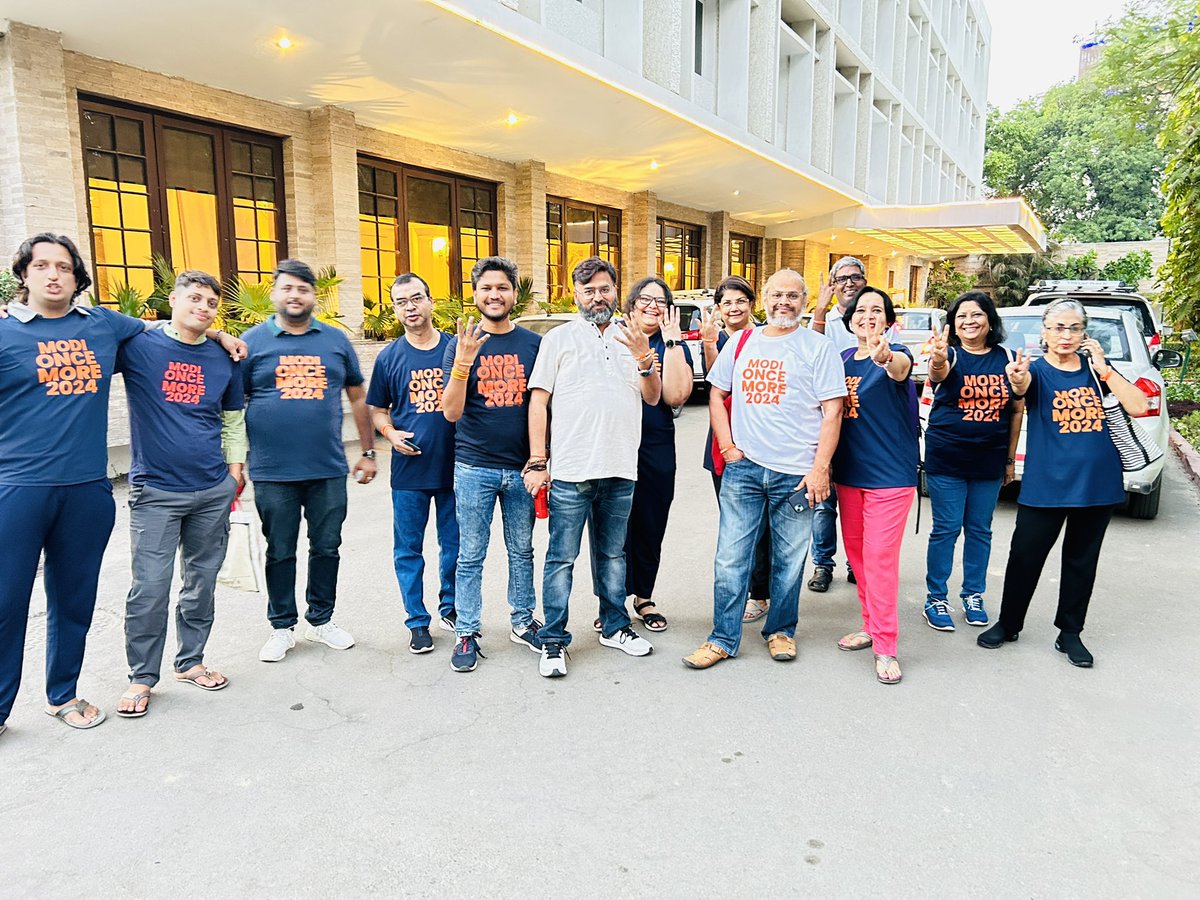 sandiipgandotra's tweet photo. The best people I have met via SM @modioncemore #ModiOnceMore https://t.co/F5JX4qmqkk