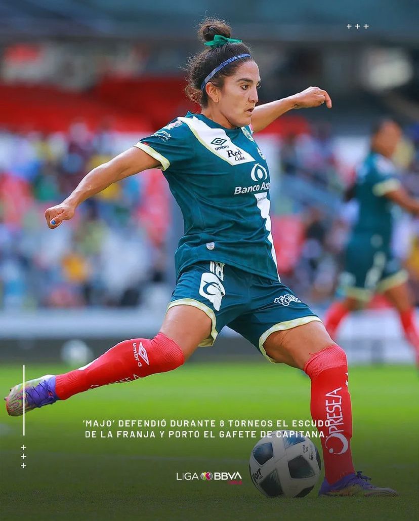 LigaBBVAFemenil's tweet photo. @fut_joe 🔘 Histórica capitana del @ClubPueblaFem 🎽, escuadra a la que defendió durante toda su carrera dentro del terreno de juego ⚪️🔵 https://t.co/wezt5UDDaZ