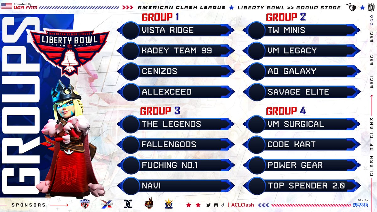 AmericanClashLeague tweet media