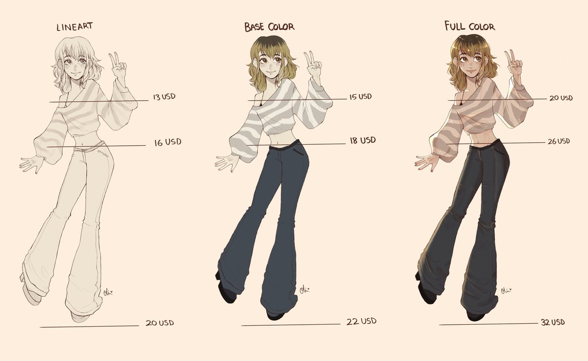 ❗️COMISIONES ABIERTAS 10 SLOTS❗️
aquí tenéis mi tabla de precios y mi perfil como referencia de mi arte. 
Si estás interesado/a, rellena este formulario!
Para más info, leer los términos y condiciones en la parte inferior del formulario 
docs.google.com/forms/d/1sKD6i…