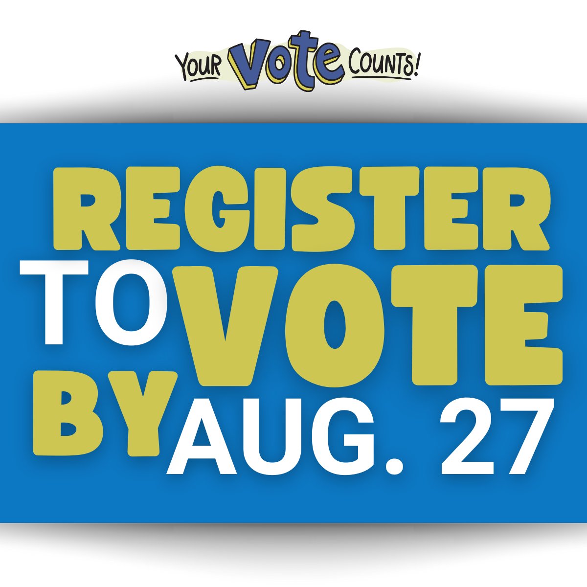 Are you ready to vote on Sept. 17? Register for in-person voting by Aug. 27! Before summer fun begins, visit staffordschools.org/vote to learn more on how to register or how to update your voter record. Make your voice is heard during the September election!