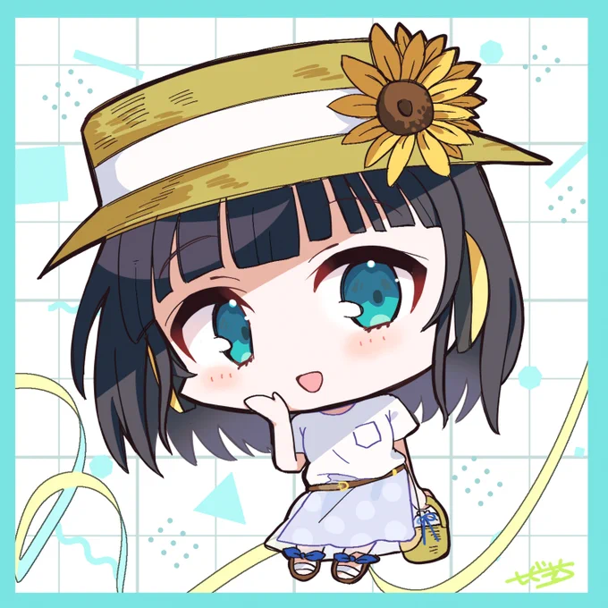 おはしぐれ!今日はぐんと暑くなるみたいですが一緒に頑張っていこ～! #駅メモファンアート 
