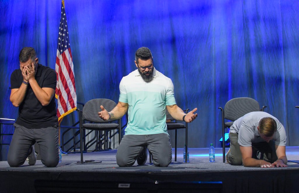 merelyjwright's tweet photo. Me progressing through grief as I realize @NAMB_SBC spent a ton of money donated by widows on fixed income for an Indy Car &amp; giveaway toys.

#SBC24 https://t.co/kLn2czxCDg