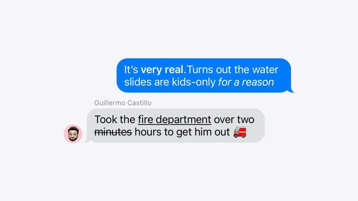 StockMKTNewz's tweet photo. Apple $AAPL just announced the ability to bold, underline, and italicize text in Messages - The Verge https://t.co/RhQRwaQziV