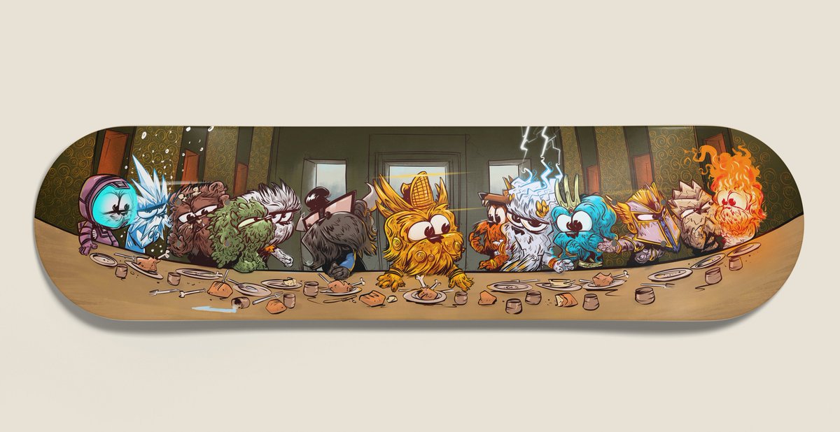 BoDoggos presents "The Last Supper" skate deck

ONLY 50 will ever be produced.

This Wednesday, June 12th @ 10 AM EST