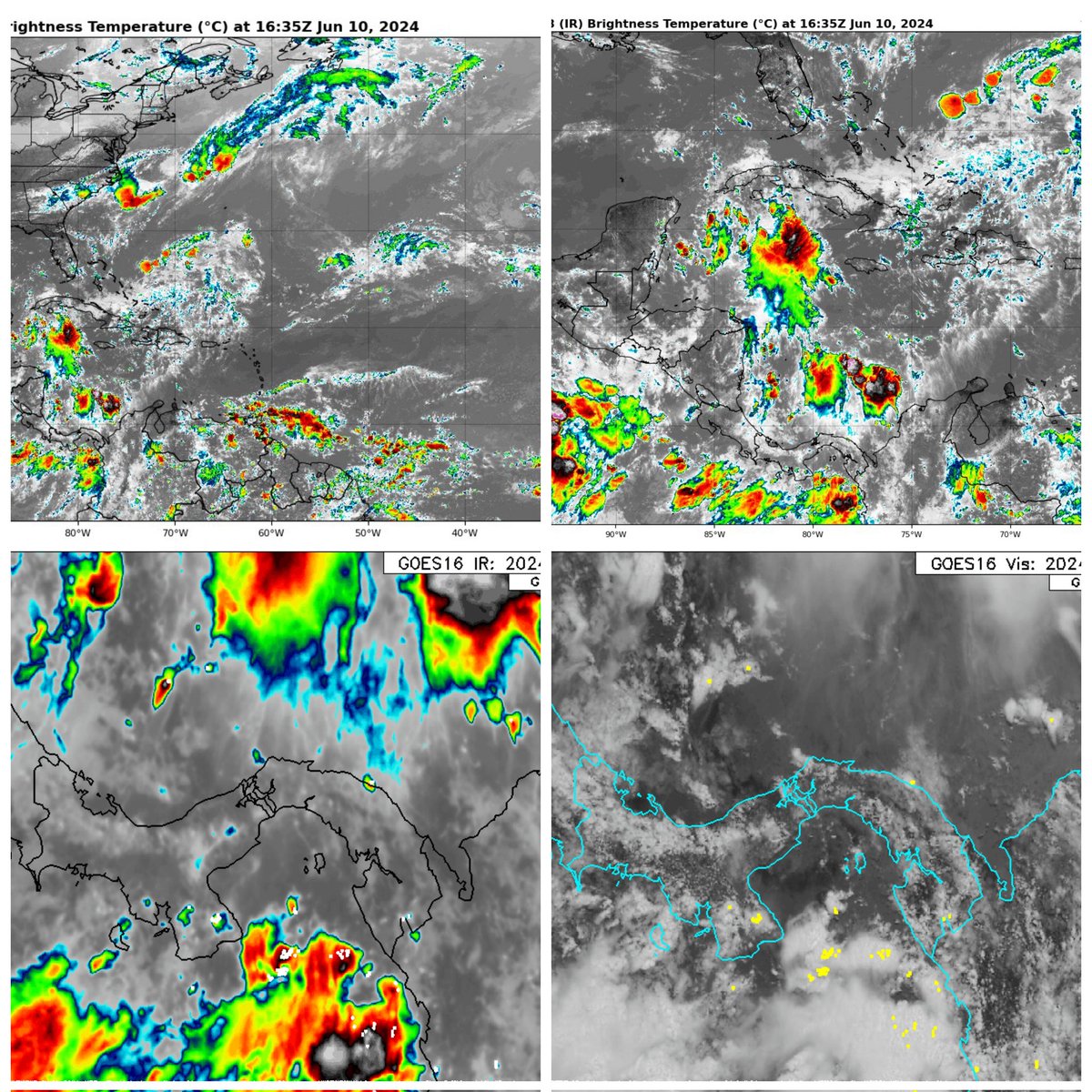 DavidPalaciosD's tweet photo. Nueva semana, datos del clima para Panamá, 120 Hrs de Análisis.
Imágenes de superficie Actual, 24hrs, 48 Hrs y 72 hrs,
Imágenes de Satélite actual.
Atmósfera inestable, Datos Índice Galvez Davison, modelos ECMWF y GFS
Altas probabilidades que se puedan presentar lluvias. https://t.co/aphJwjzQ92