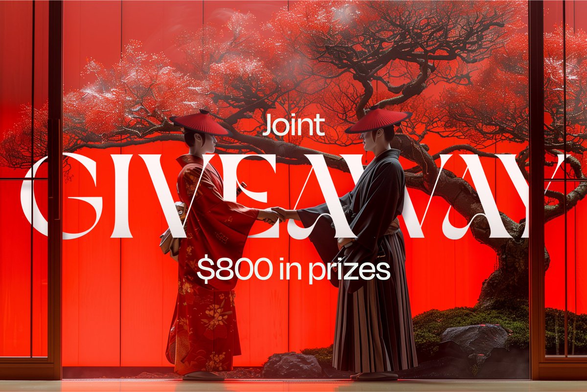 🎉 Giveaway 🎉 

We are celebrating 🥳 our partnership with <a href="/TimeswapLabs/">Timeswap ⏳</a> and making a giveaway worth $800 $BONSAI 🥷 and $TIME ⌛ 

To be qualified; 
🌸 Follow @bonsai_token404 
🌸 Follow <a href="/TimeswapLabs/">Timeswap ⏳</a> 
🌸 Like &amp; RT this post

48H⏳