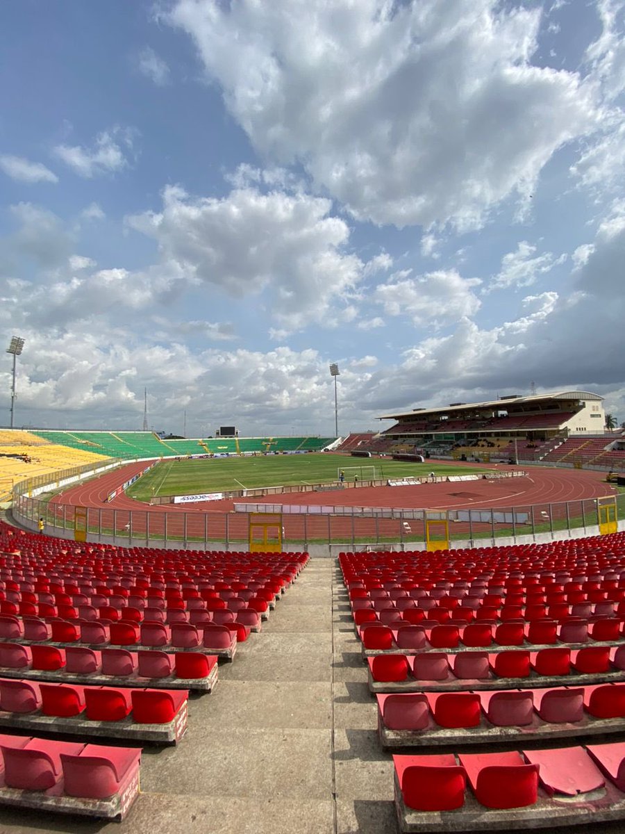 The Black Stars have not lost a World Cup qualifier here since 1972. Baba Yara! 🙌🏾 🇬🇭