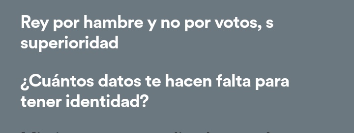 buen momento para recordar que