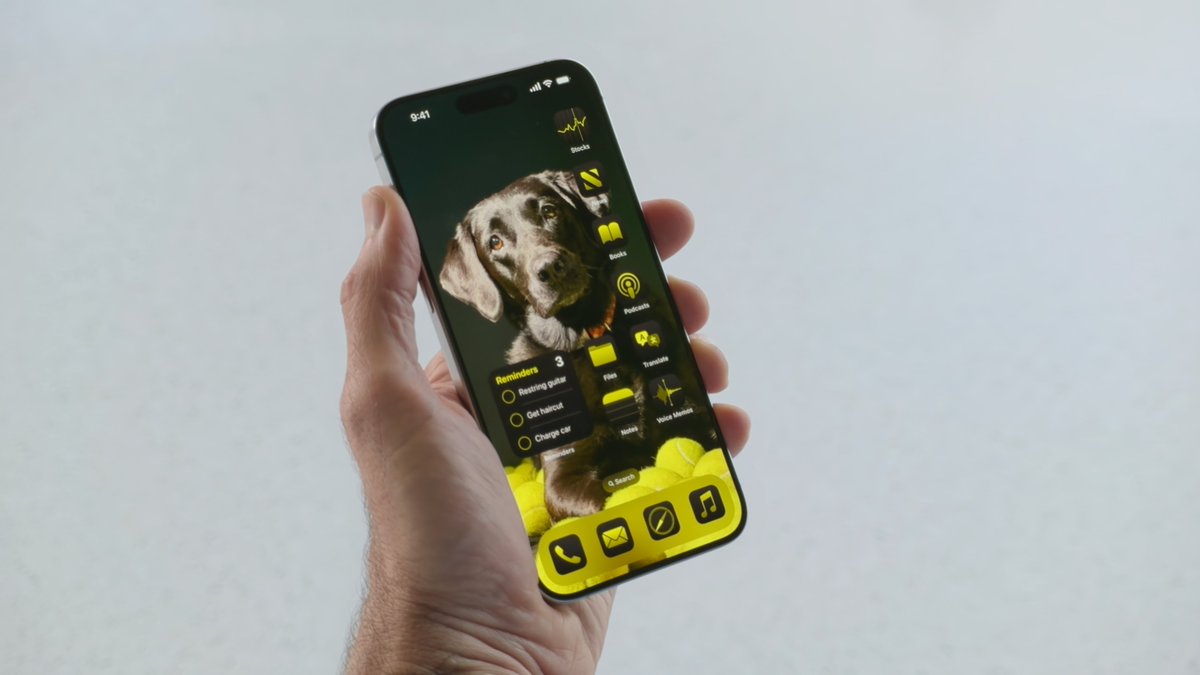 designer: spend 7 days polishing their icon design

apple: lol, here's tint mode for all your icons, now they're yellow