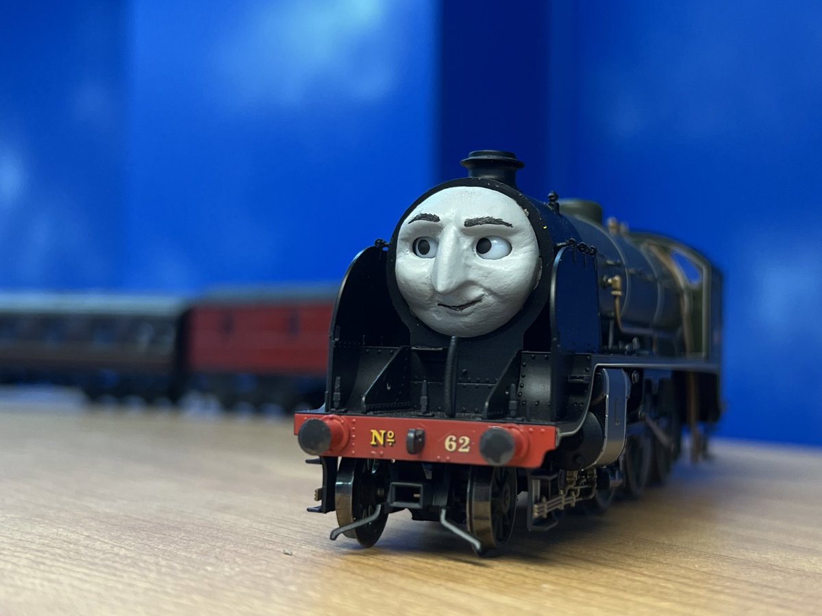 rwsnwr12's tweet image. Another Stalwart of the NWR from the extended railway series: Robert- the commuter loco! Renumbered with transfers printed by @/railwaymanianet