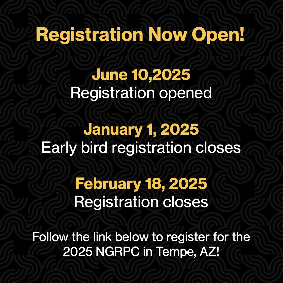Our registration is now open! Early bird ends January 1st, 2025 with as much as 25% off the standard rate! specialevents.asu.edu/sm3
