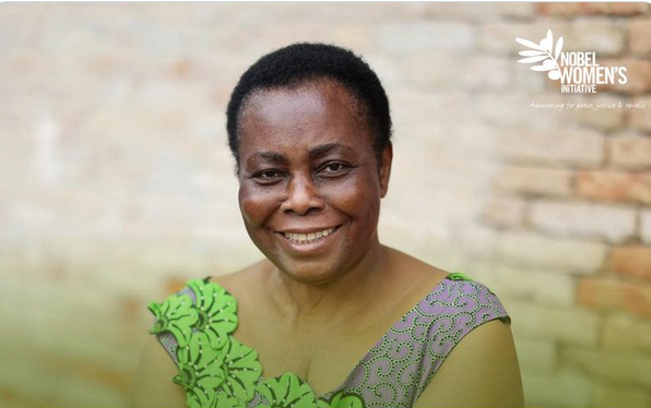 "The world is interested in the minerals of the #DRC but the suffering of the people doesn't interest anyone."  Julienne <a href="/LusengeJ/">Lusenge Julienne</a> of <a href="/ffcrdc/">Fonds pour les Femmes Congolaises - FFC</a>  urging all authorities to help stop deadly conflict during <a href="/NobelWomen/">Nobel Women</a>  online conversation <a href="/Interview_Her/">InterviewHer</a> interview-her.com/speaker/julien…