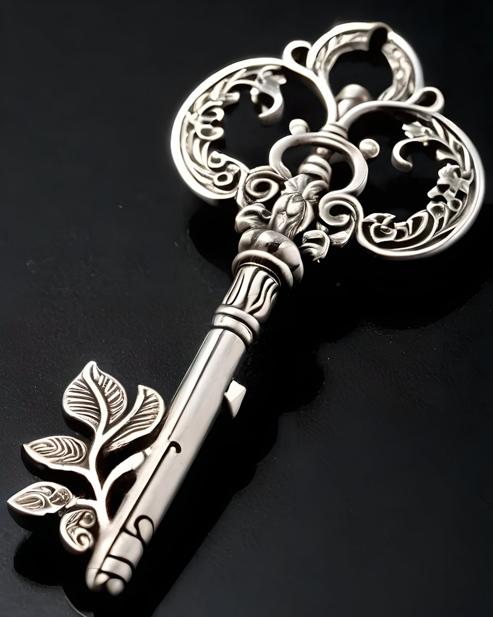 BartoloCaprio's tweet photo. #AIArtistCommunity #AIArt #AIArtworks #AIartgallery #AIartists #ai #aiart #aiartwork #digitalart #aigenerated #dalle3art #generativeai #generativeart #AI #intricate #oldkey #silver #key https://t.co/nNvLtRdz47