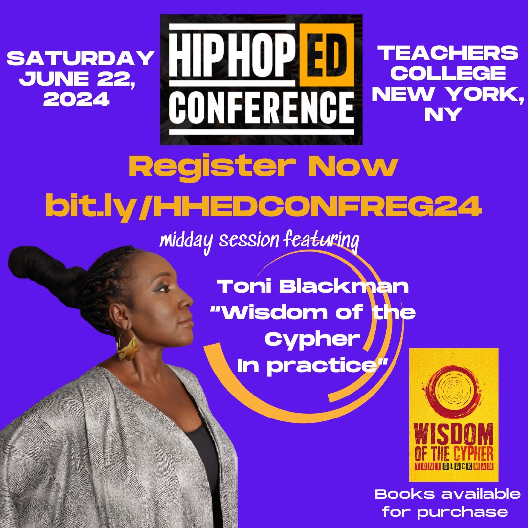 TheRealHipHopEd's tweet photo. Look who’s coming to the #HipHopEd conference and will bless the space. More to come, make sure you’re in the house https://t.co/pXfUdPMwpE @byLyricalFaith @_CrystalMWatson @kaleyy__ https://t.co/PUflRjLLlC