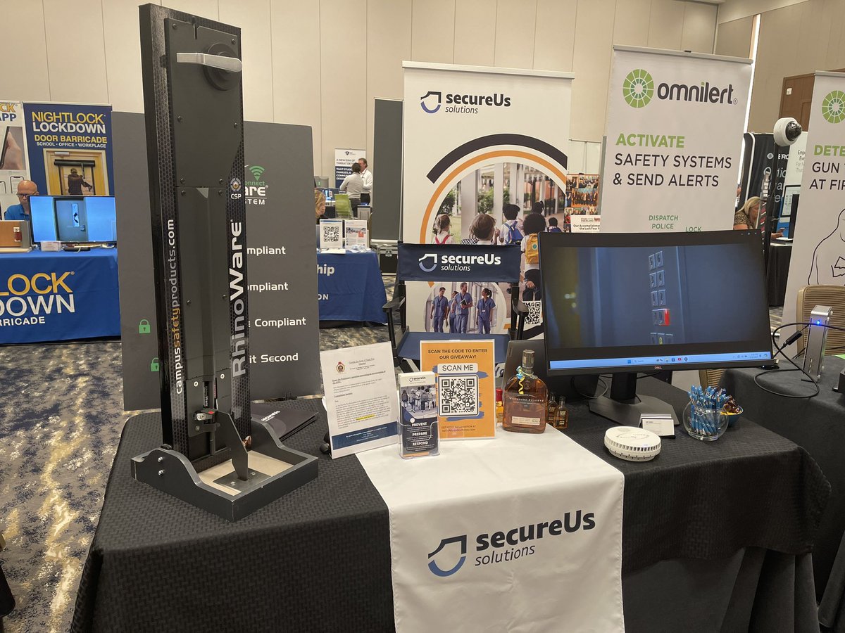 ssecureUS's tweet image. We’re here at the FS3 Florida School Safety Summit as an exhibitor. Visit our booth to explore our safety and security solutions and learn how we can protect your schools! #FS3 #schoolsafety