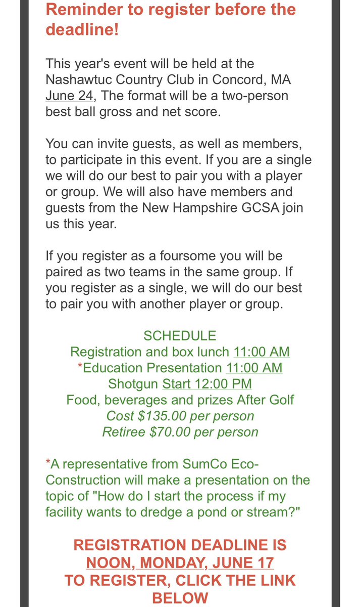 GCSA of New England tweet media