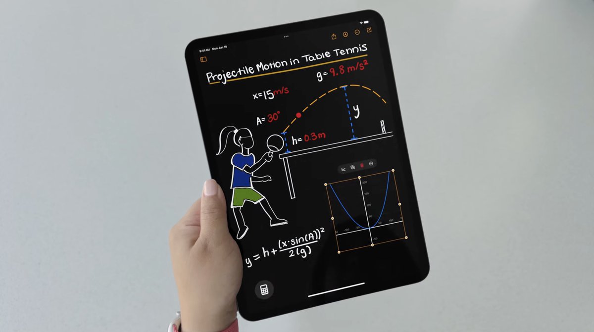 appleinsider's tweet photo. All new Math abilities on iPad! https://t.co/9dHhzVjtFq