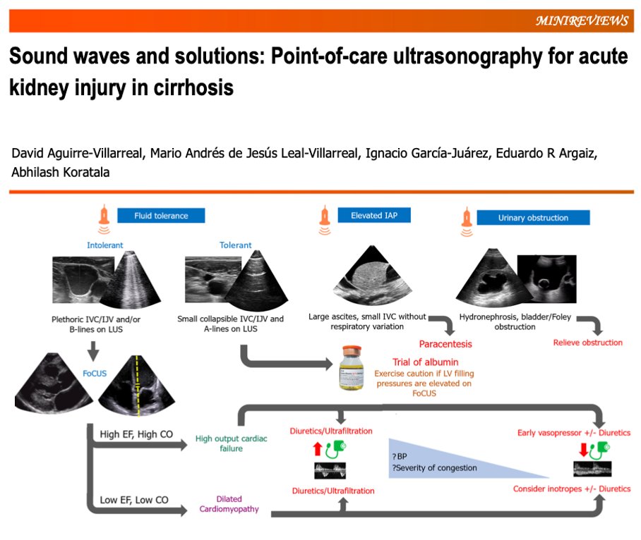 Eduardo R Argaiz (@argaizr) on Twitter photo 🚨Sound waves and solutions: Point-of-care ultrasonography for acute kidney injury in cirrhosis🚨
Excellent work by David Aguirre-Villarreal <a href="/davidaguirre14/">David Aguirre</a> and Mario Leal-Villarreal <a href="/tumleal/">Mario AJ Leal-Villarreal</a> 👏👏
Always a pleasure to collaborate with master <a href="/NephroP/">NephroPOCUS</a>!
doi.org/10.5492/wjccm.… 🚨Sound waves and solutions: Point-of-care ultrasonography for acute kidney injury in cirrhosis🚨
Excellent work by David Aguirre-Villarreal <a href="/davidaguirre14/">David Aguirre</a> and Mario Leal-Villarreal <a href="/tumleal/">Mario AJ Leal-Villarreal</a> 👏👏
Always a pleasure to collaborate with master <a href="/NephroP/">NephroPOCUS</a>!
doi.org/10.5492/wjccm.…