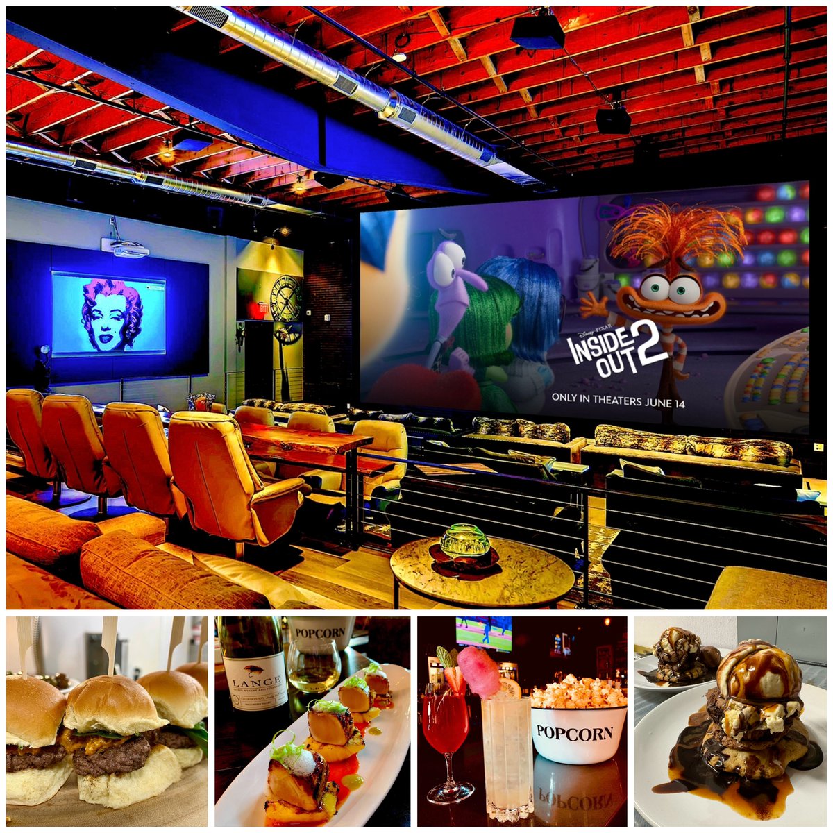 TICKETS are on sale at STUDIO ONE THEATERS for Pixar's INSIDE OUT 2 studioonetheater.com/showtimes/ presented on our Giant 4K Laser Projected 40 ft Screen in our exclusive Dine-In Penthouse Auditorium featuring DOLBY ATMOS 360 sound! Starts Thursday 6/13 Tickets sell fast don't miss out!