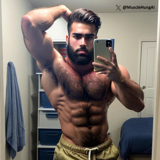 MuscleHungAI's tweet photo. My roommate is always sending me shirtless selfies of his pits👀
.
.
.
.
.
.
.
.
.
#M4M #gaymuscle #gay #gayporn #hairymen #hairygay #gaymen #jock #straightdick #alphamale #DLbros #DLguys #bicurious #gayjock #LockerRoom #AImuscle #AIgayporn #AImen #AIdaddy #AIjock #gayAI #AIhunk https://t.co/N9oQUa65Ir