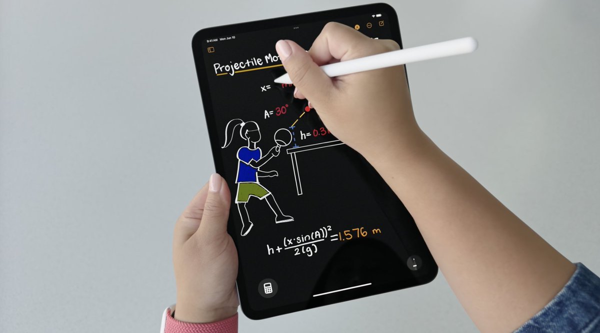 davidbvcr's tweet image. En el nuevo #iPadOS, por fin incluyeron el app de calculadora, pero Apple lo hizo en esteroides jaja. Con el Apple Pencil se podrán escribir ecuaciones o cálculos y el app le hará la operación matemática. Qué tuanis.