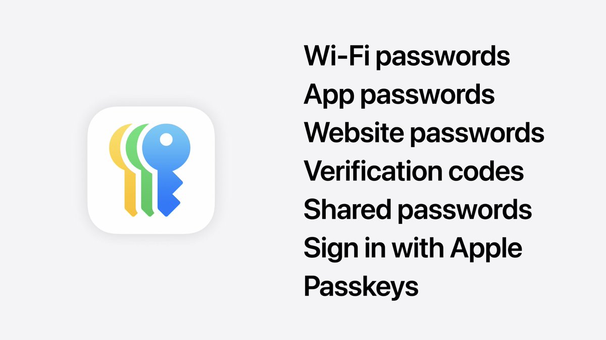 Passwords App on macOS Sequoia.

All those Passwords manager apps going out of business 😬

#WWDC24 #AppleEvent