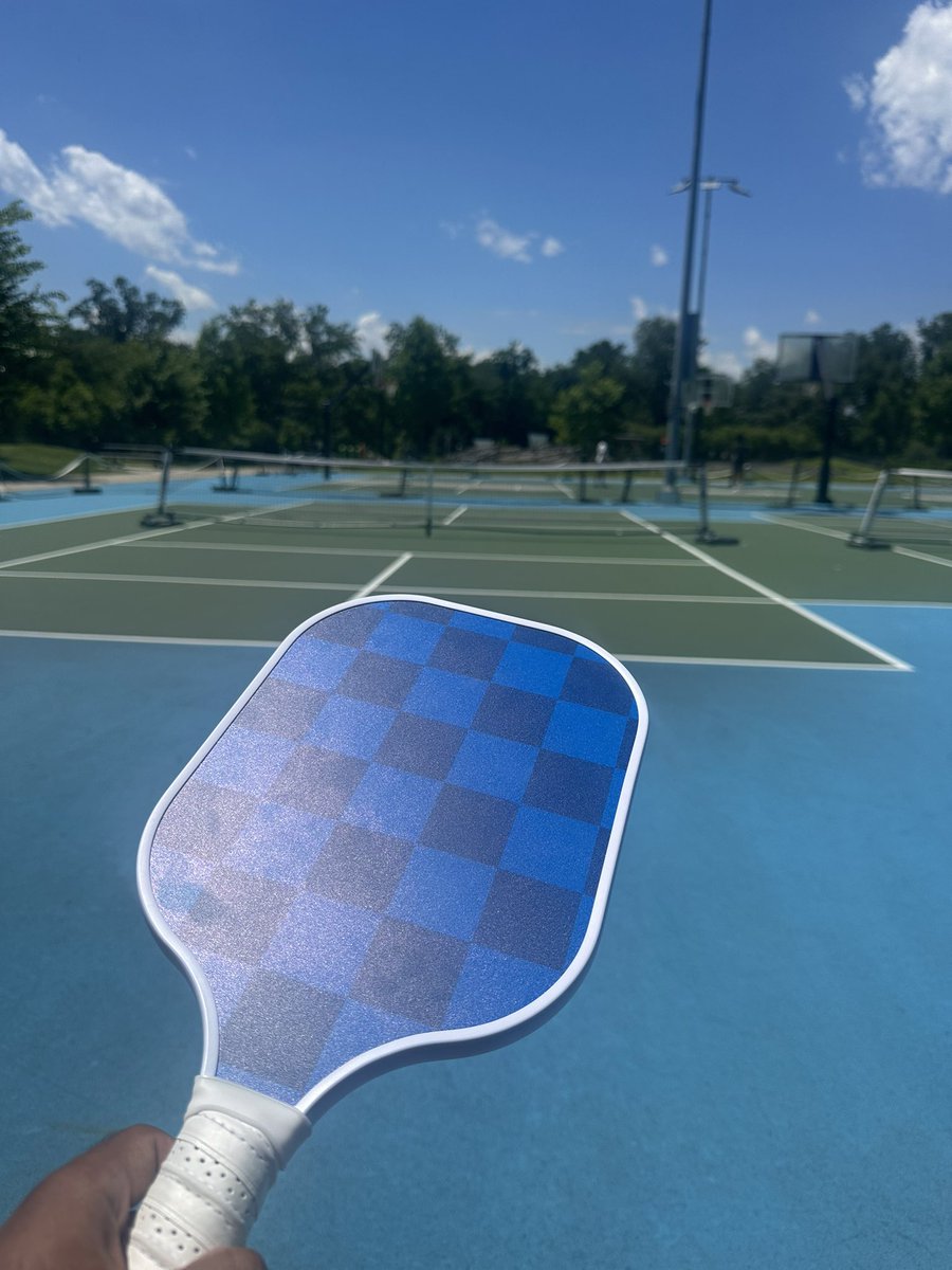 Getting some pickleball reps in before July. <a href="/WVSOM/">WVSOM</a> faculty better watch out 😎