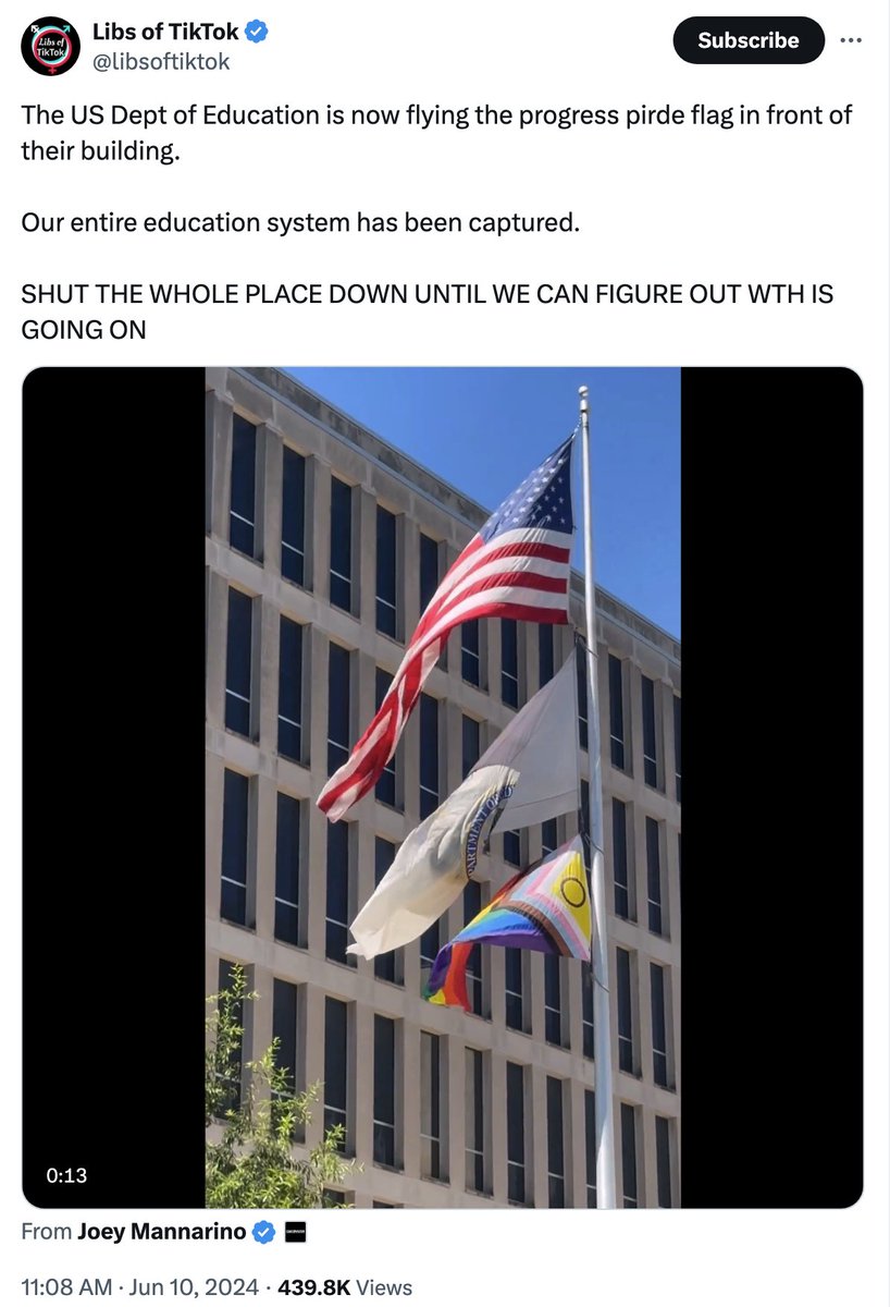 AriDrennen's tweet photo. Happy Pride to whomever at the Department of Education managed to make Chaya Raichik so mad she forgot how to spell https://t.co/iKdHQGcvcr