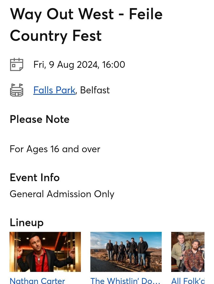 Our fav Scouse boy <a href="/iamNATHANCARTER/">nathan carter</a> will be at Feile this year 🇮🇪💚

On sale tomorrow
