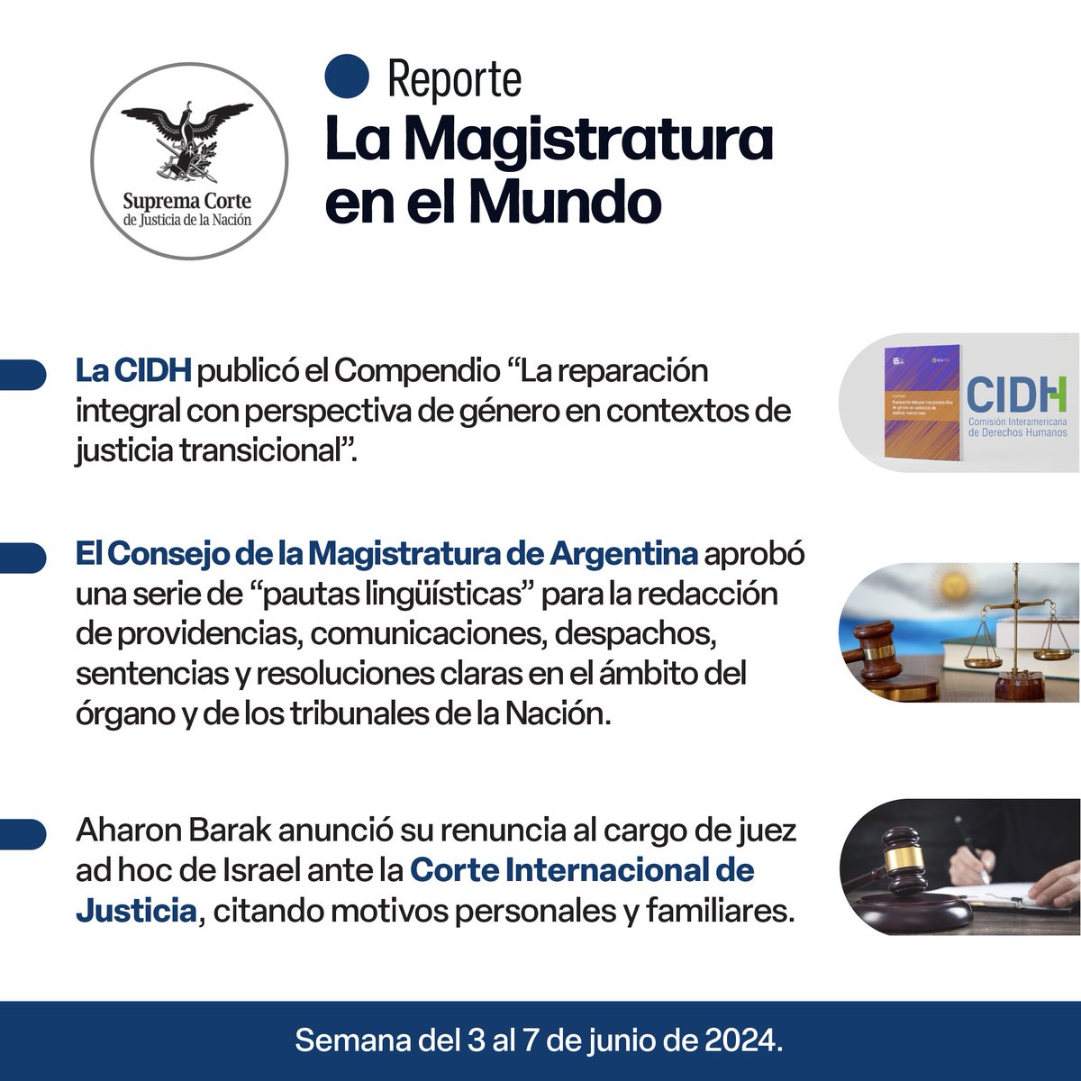 SCJN's tweet photo. La CIDH publicó el Compendio “La reparación integral con perspectiva de género en contextos de justicia transicional”

Magistratura en el Mundo 👉🏽  https://t.co/9kqC8kNsay https://t.co/7a3srH4ZEd