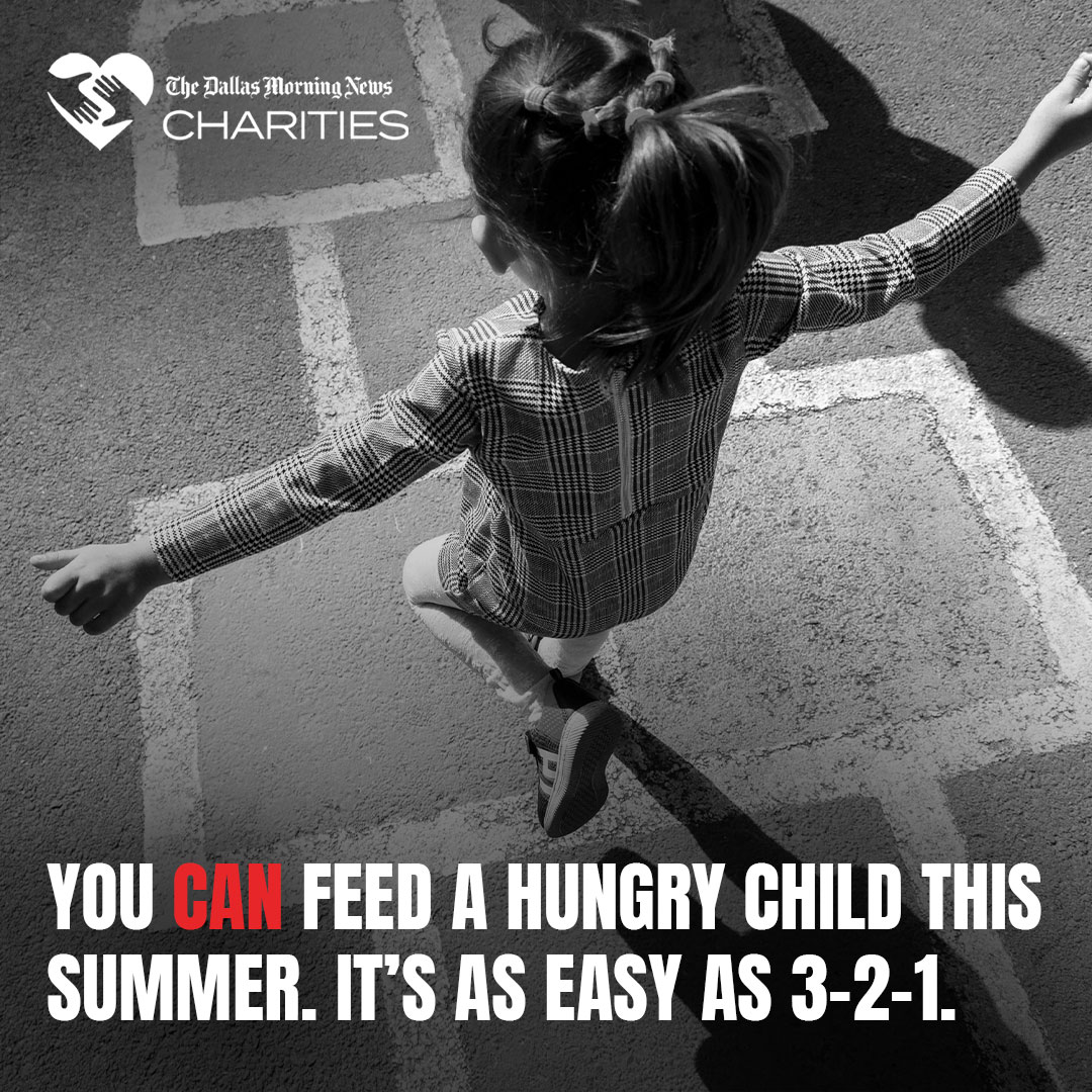 You can feed a hungry child this summer, it’s as easy as 3-2-1. Donate $3.21 today at dmncharities.com/donate?utm_med… and help in raising funds for North Texas children who rely on school meals. 100% of your donation goes directly to 10 local charities providing nutritional support.
