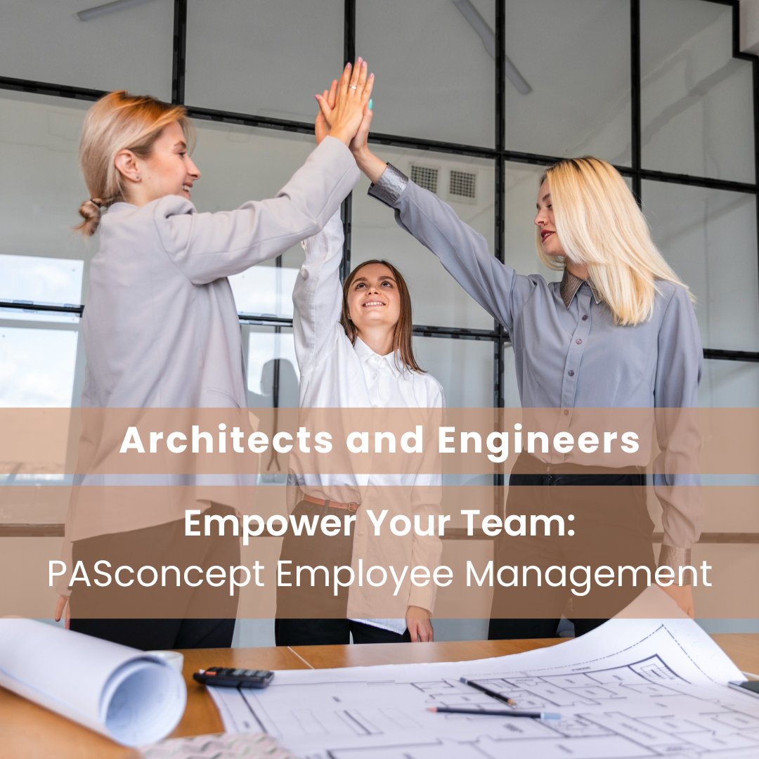 Architects &amp; Engineers!  Build a stronger team with PASconcept's employee management software.  ✨ Streamline HR &amp; empower your workforce.  Request a demo &amp; see the difference! #HR #EmployeeEngagement pasconcept.com/employee-manag…
