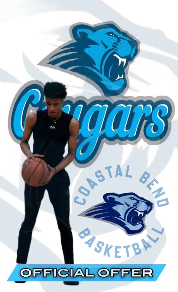 Jordan20Thomas's tweet photo. After a Great conversation with 
Coach B Martinez I am grateful to announce I have received an Offer to coastal bend College!
@CoastalBendMBB @CoachBMartinez 

@WagnerboysBball @ProSkillsSATX @mrthomas210 https://t.co/WUuYWhrgIj