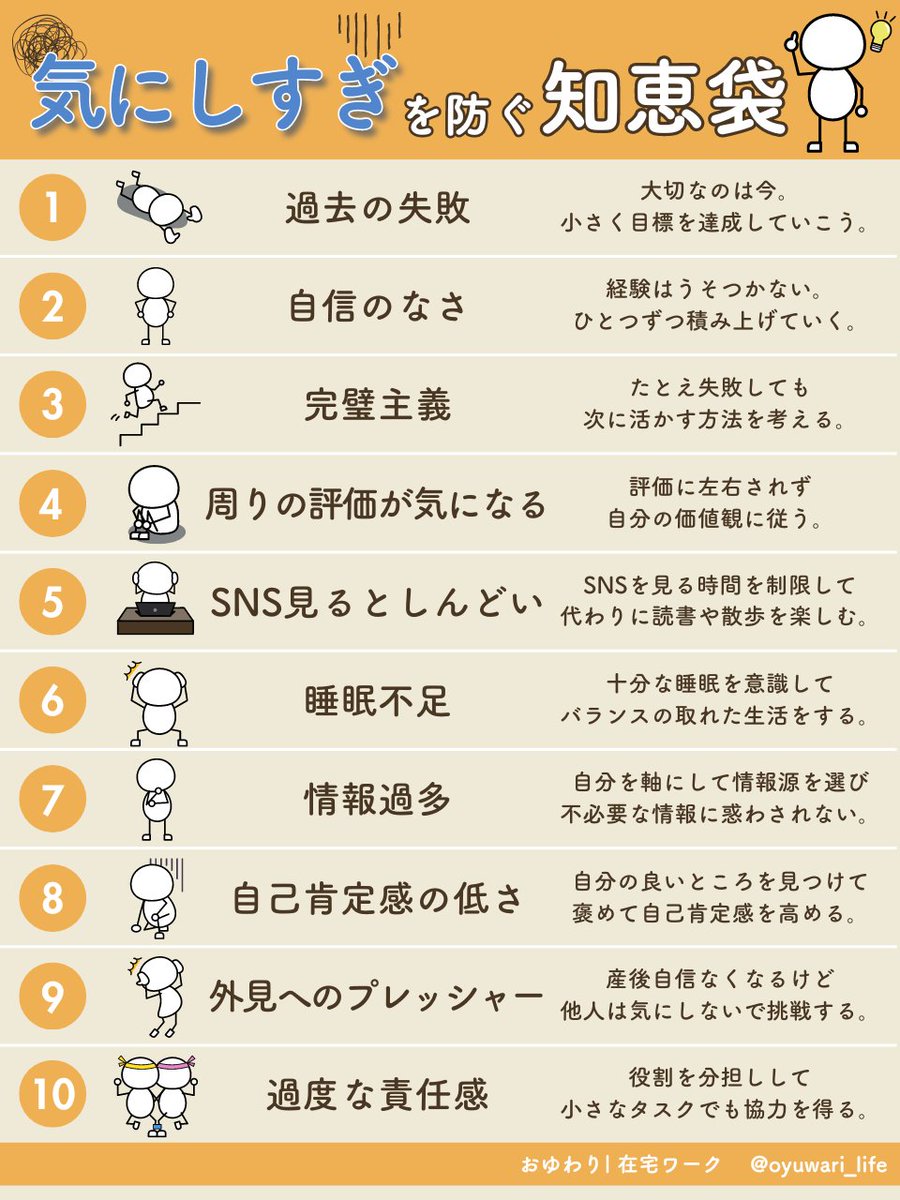 この10個を改善したら、ストレスフリーになれました。