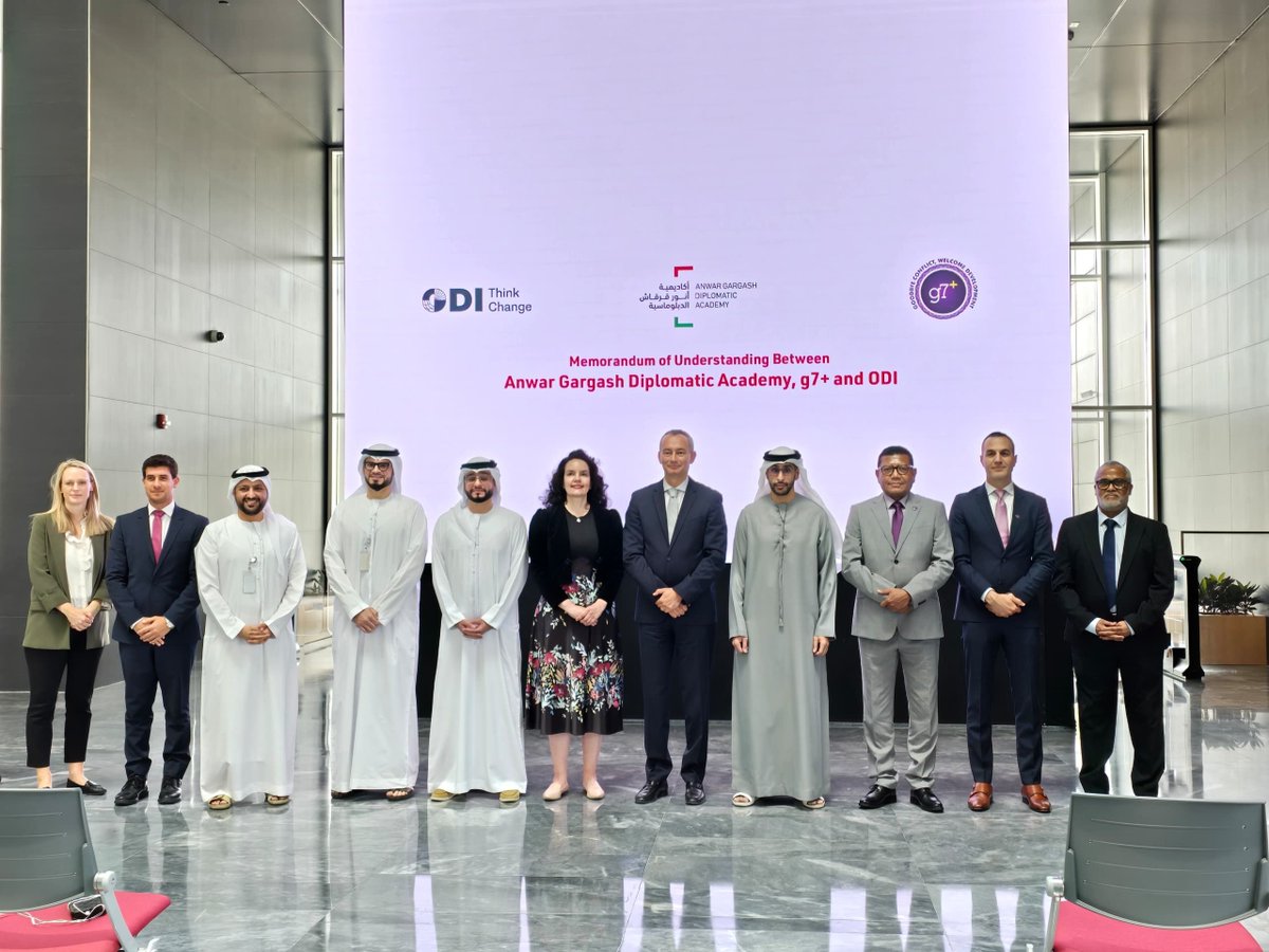 ODI Global | odi-global.bsky.social (@odi_global) on Twitter photo Tackling the conflict blind spot in climate action, one step at a time...
Today we established a new mechanism with <a href="/AGDAUAE/">Anwar Gargash Diplomatic Academy</a> and <a href="/g7plus/">g7plus</a> to scale up climate finance and action in conflict-affected countries.
Here's a short thread on why it's important 🧵 <a href="/ODIclimate/">ODIclimate</a> Tackling the conflict blind spot in climate action, one step at a time...
Today we established a new mechanism with <a href="/AGDAUAE/">Anwar Gargash Diplomatic Academy</a> and <a href="/g7plus/">g7plus</a> to scale up climate finance and action in conflict-affected countries.
Here's a short thread on why it's important 🧵 <a href="/ODIclimate/">ODIclimate</a>