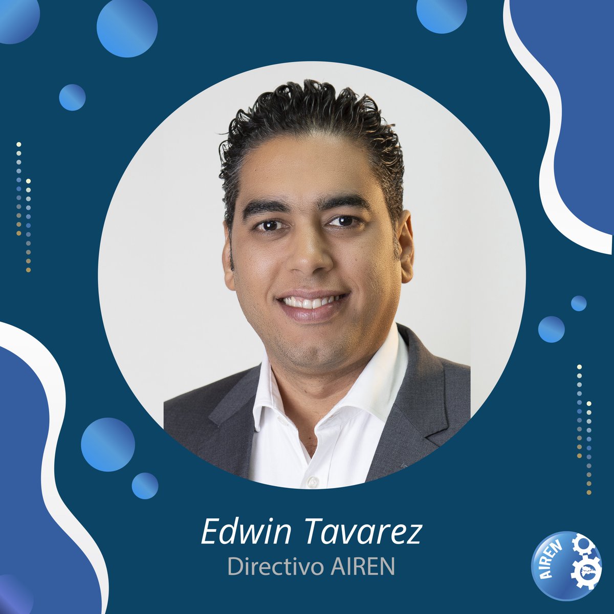 Muchas felicidades en su aniversario a Edwin Tavarez, quien forma parte de nuestra directiva.      

 Auguramos larga vida para continuar contribuyendo juntos al desarrollo de la industria.   Gracias por tus aportes a la #AIRENRD