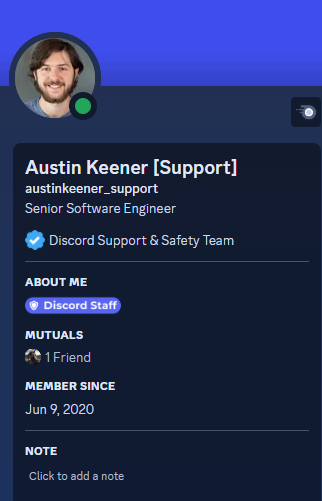TotesNotThea's tweet photo. @discord_support Is this one of yours? https://t.co/kRrfrCDAGn