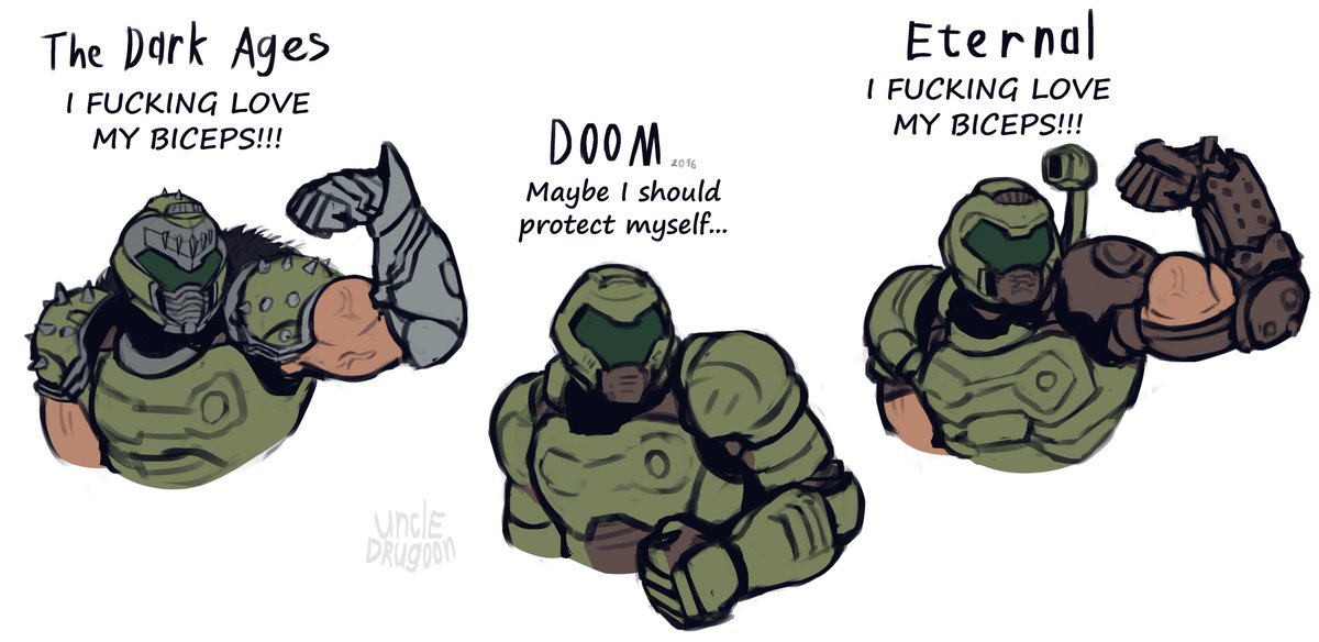 UncleDrugoon's tweet photo. #DoomTheDarkAges #DOOM https://t.co/Kfam1d1wmR