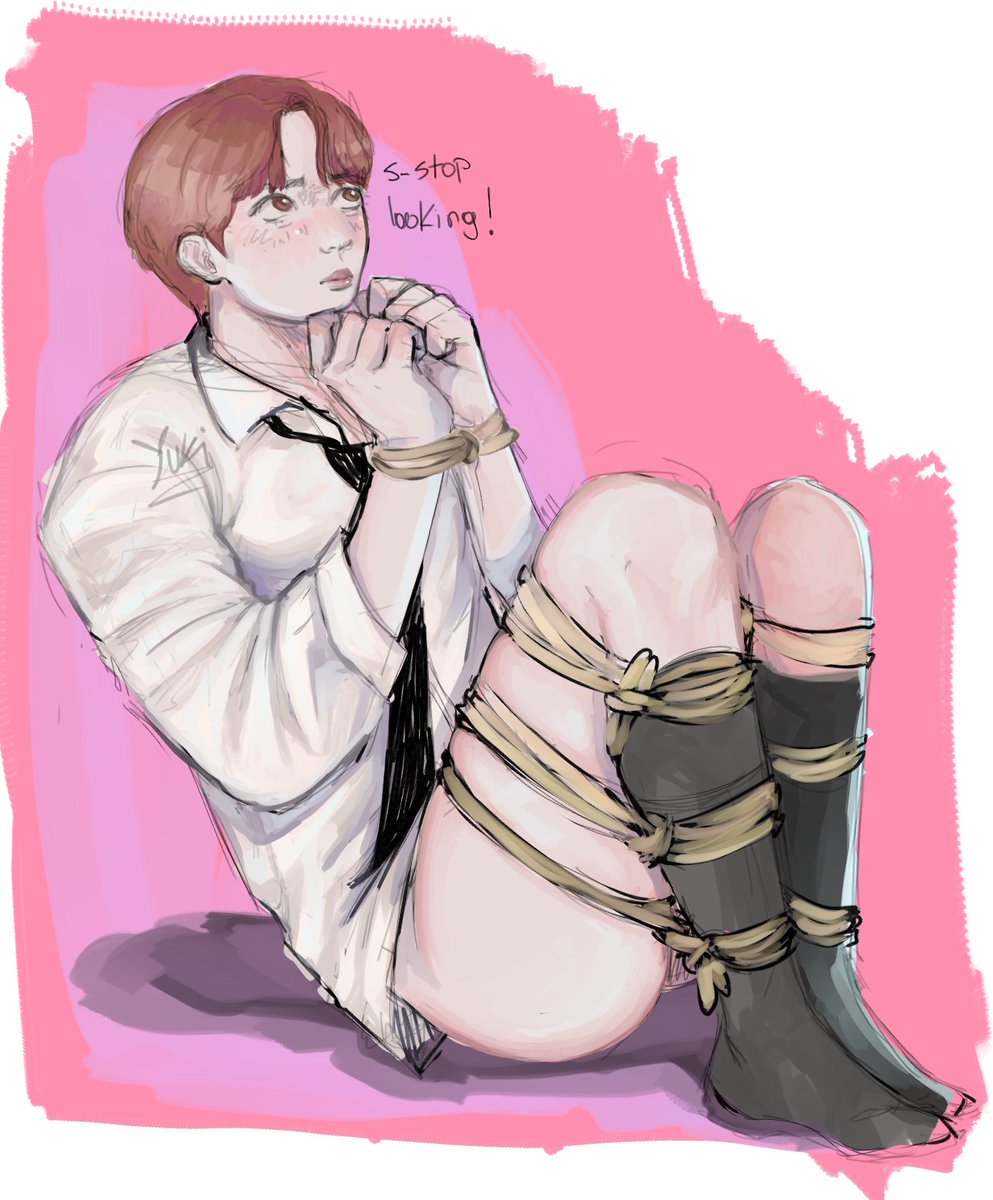 I'll maybe fully render this later,,, but jjxng bondage < 3