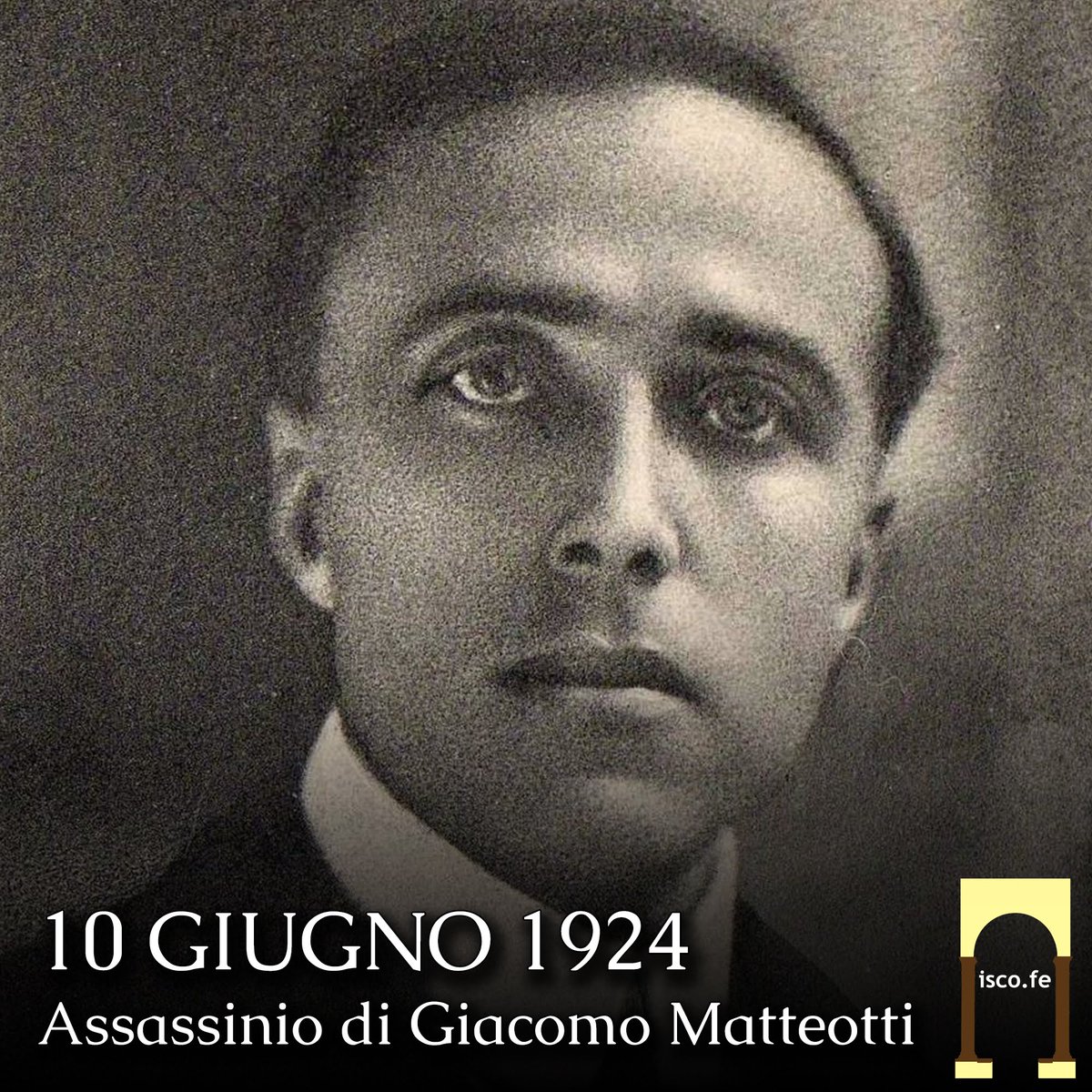 iscoferrara's tweet photo. 10 giugno 1924: cent'anni fa l'assassinio di Giacomo #Matteotti.
#iscofe #ferrara #accaddeoggi https://t.co/lhLuD3WwW6
