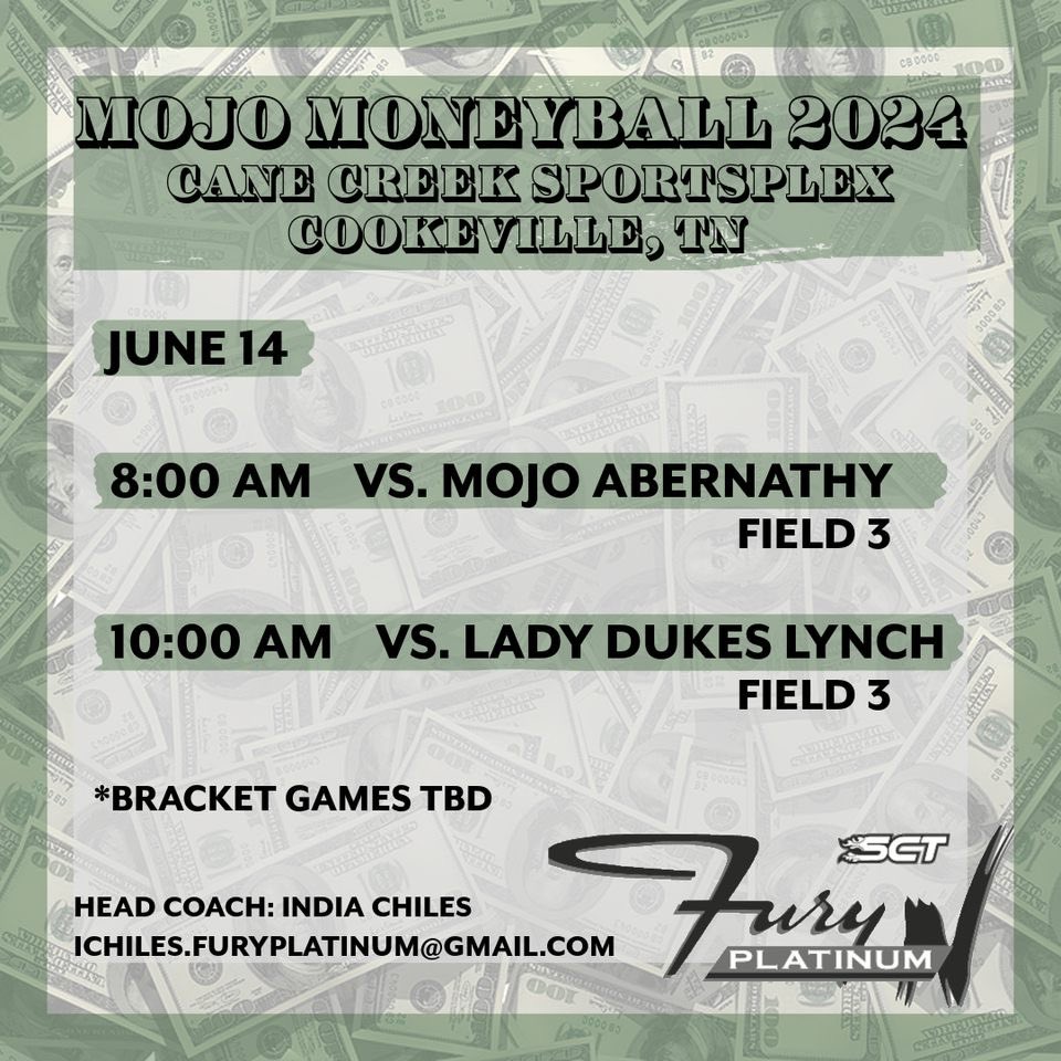 First summer tournament this coming weekend