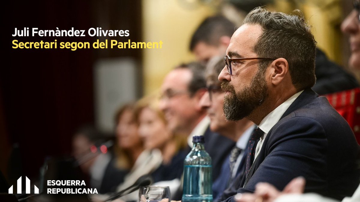 ❗️<a href="/julifernandez/">julian🫵🏻</a>, escollit secretari segon del #Parlament

Sumem forces en una mesa antirepressiva per garantir els drets de la ciutadania. Enhorabona! 👏💛