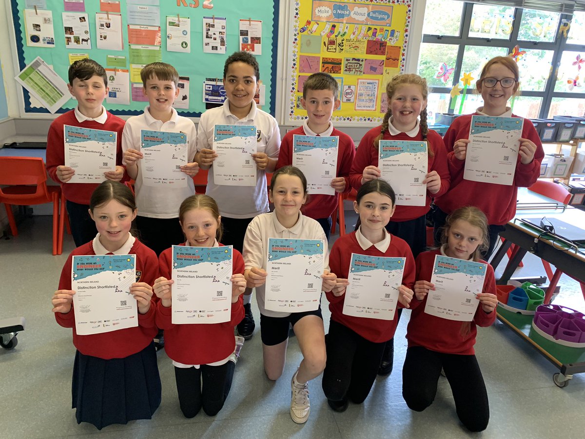 BallymacwardS's tweet photo. Congratulations to our Year 6/7s who received their @Leadersaward certificates for their engineering ideas #primaryengineers. Many thanks to @ward_joannae for the inspiration 👌
@UUEngineering https://t.co/WcbVZU4Of1