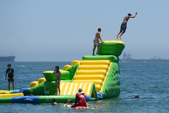 LongBeachParks's tweet photo. 🌞The City of Long Beach will open the popular inflatable “Wibit” aquatic playgrounds at Alamitos Beach and Bay Shore Avenue on Friday, June 14, 2024, offering free family-friendly fun all summer long.
For more info, visit https://t.co/lxA7QFCNlY https://t.co/VqwHevgH8c