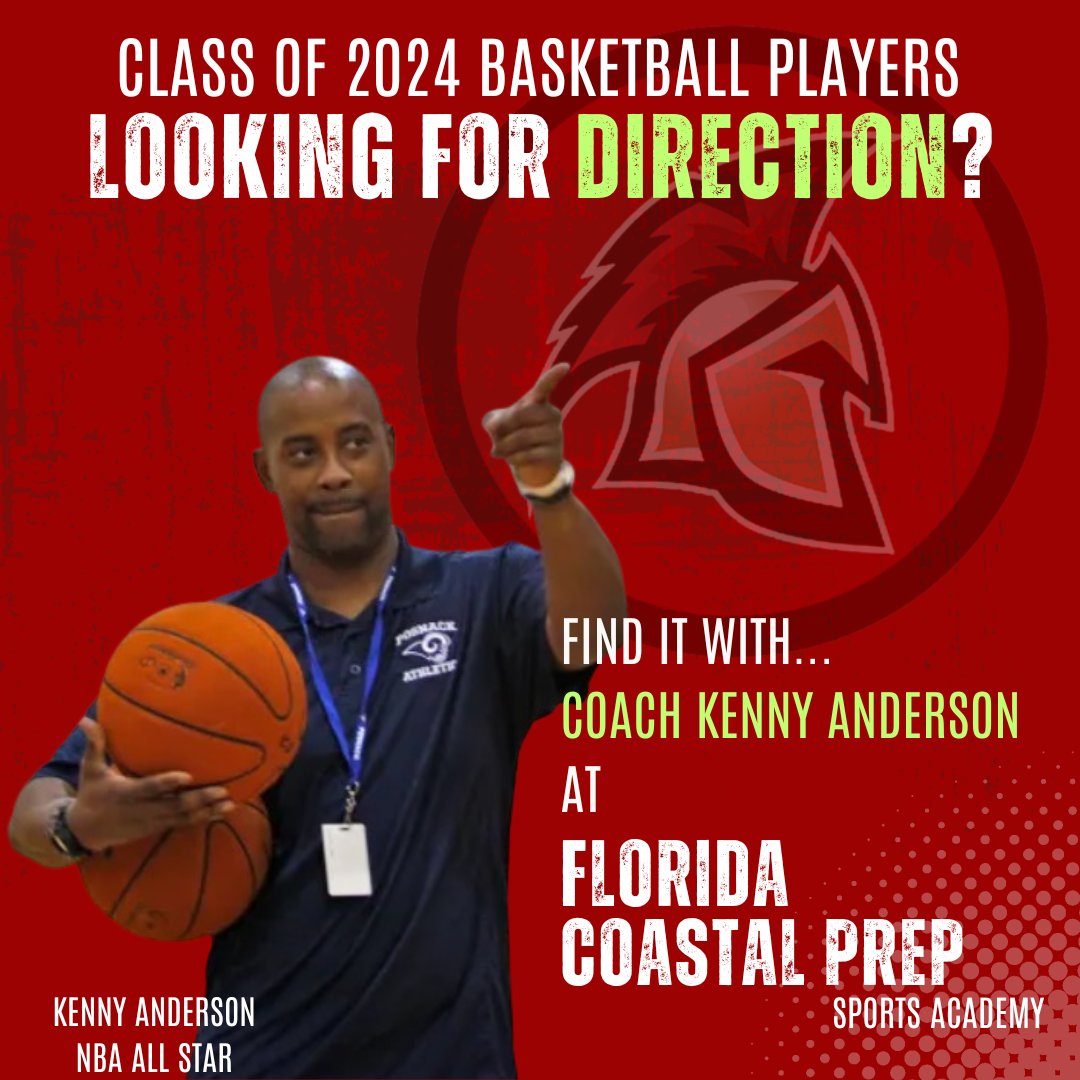 FLCoastalPrep's tweet photo. Train with the pros...Join former NBA All Star Kenny Anderson at Florida Coastal Prep this fall... https://t.co/GAb6JAInG7