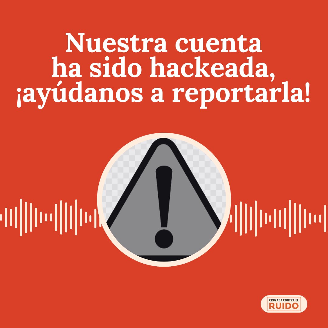 CruzadaVsRuido's tweet photo. Entra al perfil de la página https://t.co/2mtiSjoT3d, en los 3 puntos en la parte superior derecha da click en buscar ayuda o reportar, señala página falsa https://t.co/zT9DcjhJD3