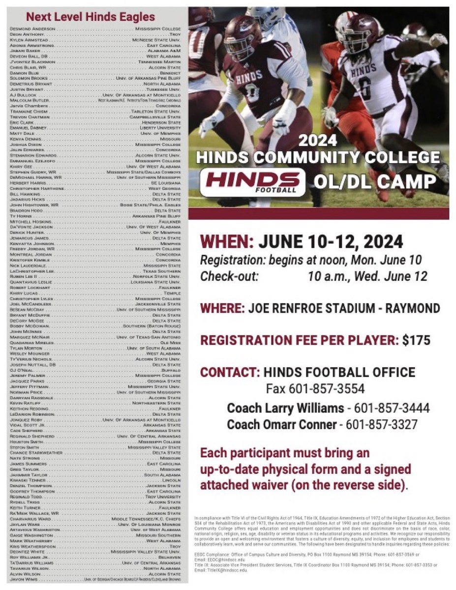 Coach_OC14's tweet photo. Its Going Down Today OL/DL Camp Come on Down We Looking For Ballers🦅🦅🦅🦅🦅 https://t.co/KW2yx62bSk